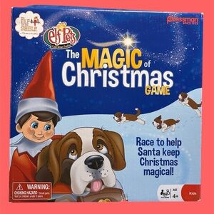 Elf Pets The Magic of Christmas Board Game Ages‎ 4+ Complete Pressman 2017 EUC